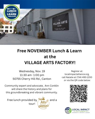 The Village Arts Factory - Lunch &amp; Learn